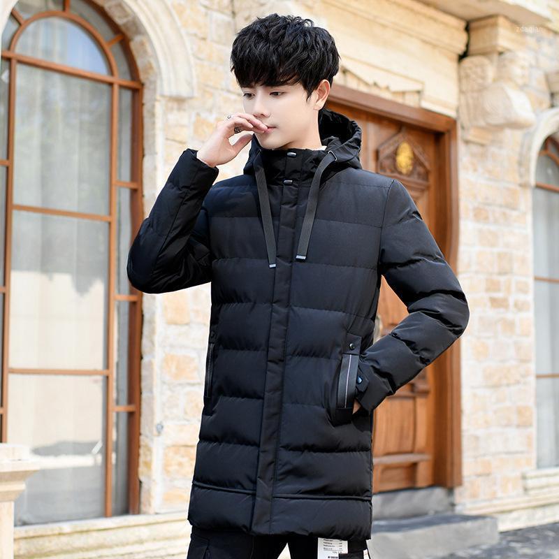 

Medium and long cotton padded jacket for men1, Black