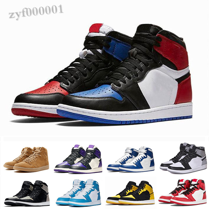 

Mens 1 OG Shoes Bd Mid Bred Multi Color Gym Red Chicago Black Toe Athletics Sneaker Top 1s Trainers Mens Designer Shoes SX06, Colour5