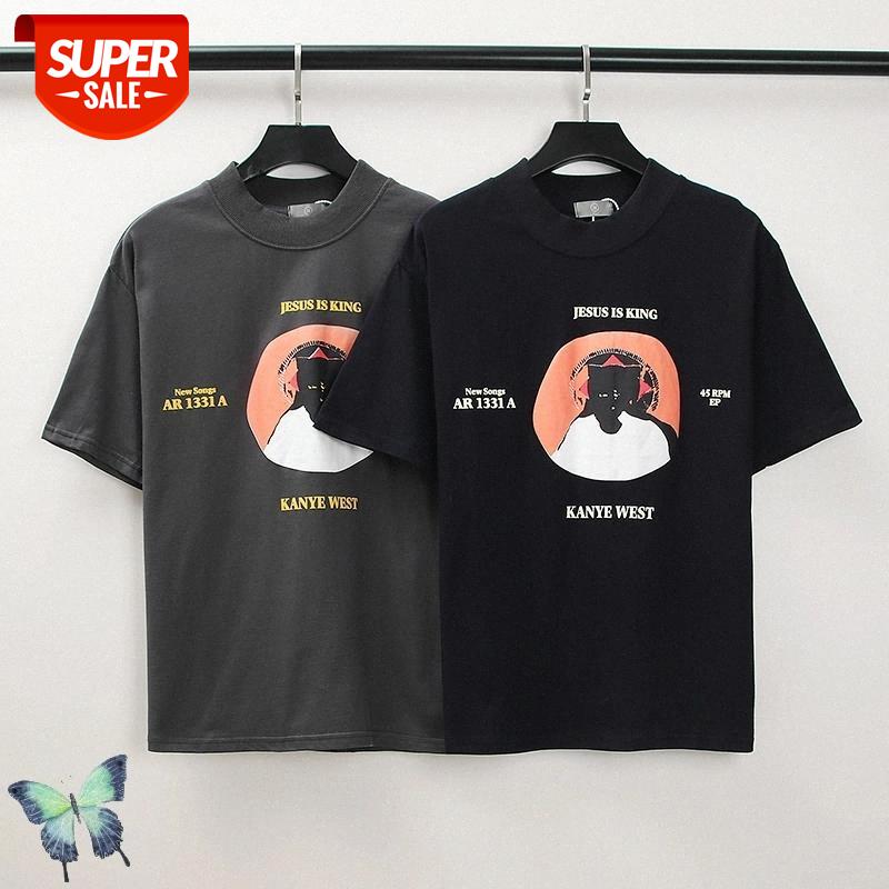 

Summer Kanye West CPFM XYZ Round-neck T-shirt Men Women High Quality Hip-hop T Shirt Jesus Is King High Street Washed T-shirts #Yv4A, White;black