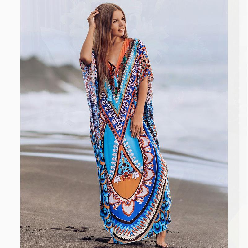 

Summer Beach Dress Leopard Plus Size Cover Up Swimwear Cover Ups Beach Wear Bathing Suit Ups Tunic Beachwear Coverup1