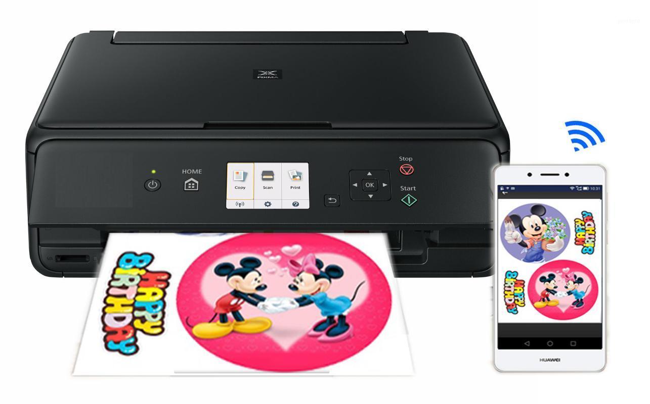 

Lxhcoody For Canon TS5060 Cake Printer Machine A4 Printer For Cake Chocolate Lollipop With Edible Ink Cartridge paper1