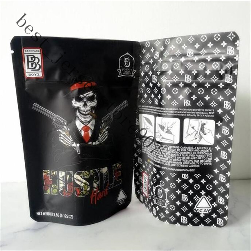 

New Arrival 17 Kinds 3.5g Mylar Bags Tomyz Merzcato BACKPACK BOYZ 33 Lucky 420 Dry Herb Flower Packaging mylar bags Edibles Packaging Gs2021