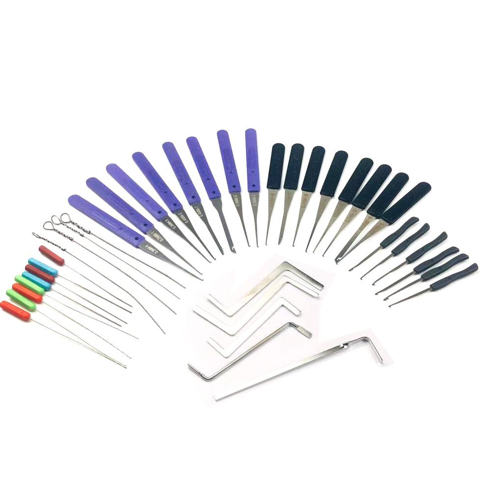 

Master Locksmith A broken key extractor tool with tension wrench tool combination, a useful locksmith selection tool for household use