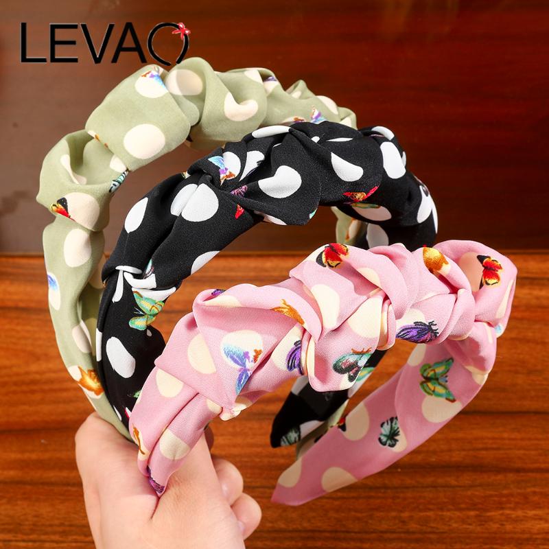 

Levao Printed Bouquet Headband Broken Bouquet Headband Solid Color Fashion Simple Restraint Ladies Hair Accessories