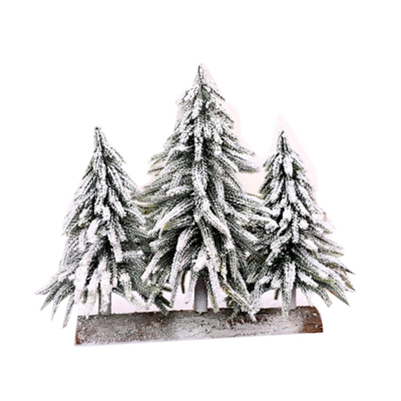 

Christmas Tree Ornament Desktop Decoration Xmas for Mall Window Snow Spruce Decor Christmas Decorations for Home