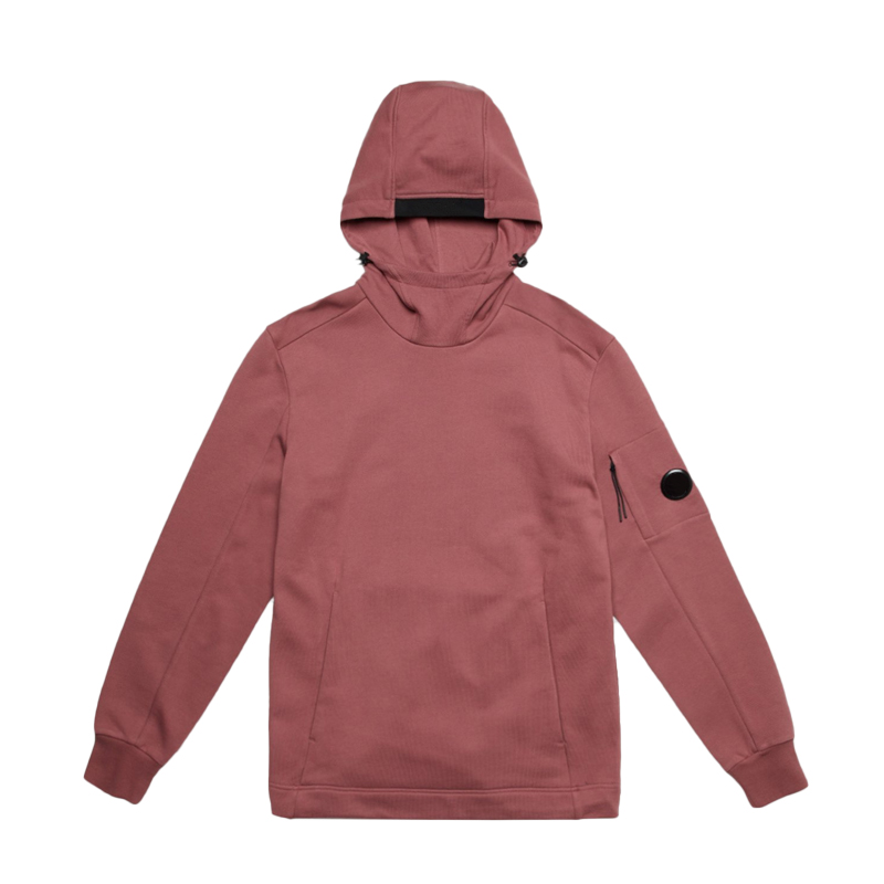 

Low-cost wholesale sportswear twill fleece full hood sweatshirt pullover sweater, Black