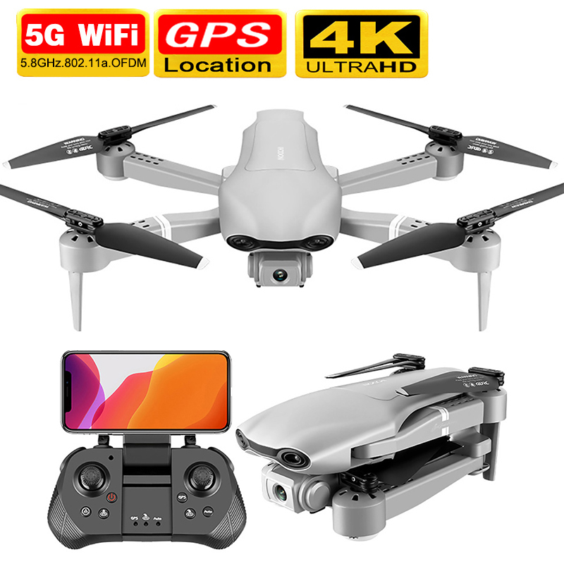 

2020 NEW F3 drone GPS 4K 5G WiFi live video FPV quadrotor flight 25 minutes rc distance 500m drone HD wide-angle dual camera, White