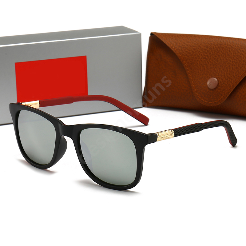 

High quality Pilot Sunglasses women men Brand Designer Fashion Vintage Sport Driving Sun glasses uv400 lens Goggle With free box and cases, White;black