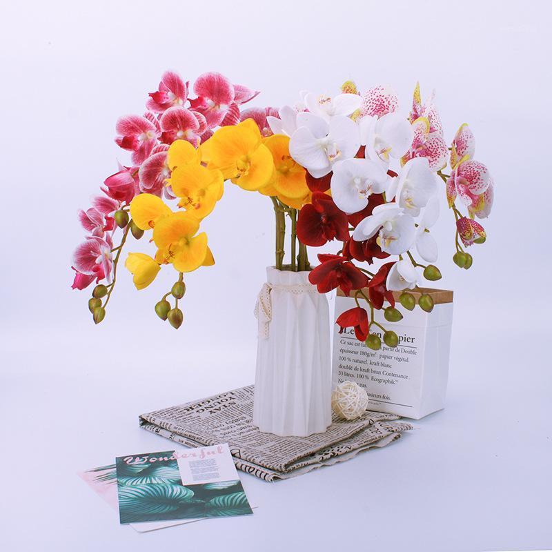 

3D Printing Artificial Orchid Flowers Fake Butterfly Orchid for Home Wedding Decoration Wedding Silk Flowers for Home Decoration1