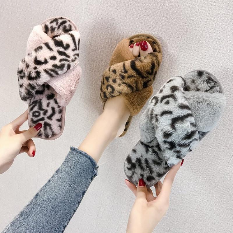 

Lovely Cartoons Fuzzy Winter Warm Slippers Memory Foam Cozy Non-Slip Breathable Fleece Lining Cotton Soft Plush Hot Sale1, Brown