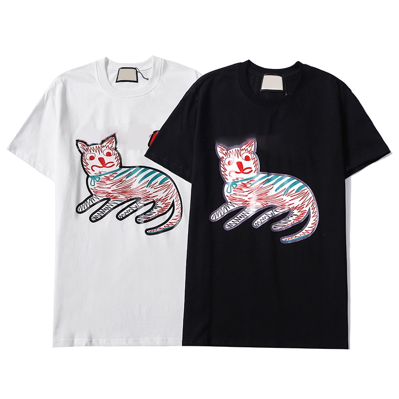 

Mens Stylist T Shirts Summer T Shirt Hip Hop Fashion Men Women T-Shirt Short Sleeve Tees tshirts Hip Hop Streetwear S-XXL Y5958, White;black