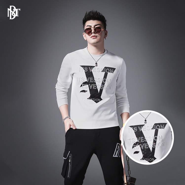 

2021 European Nc Style Popular Luxury Light Elegant Stream with Standard Letters Sequins Embroidered Casual Hoodie 7daf, Red