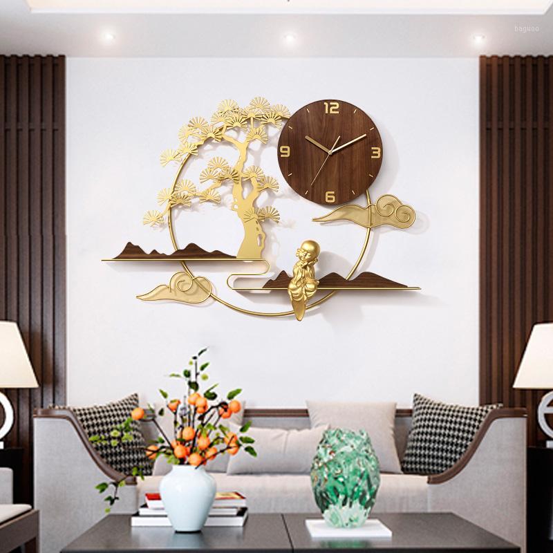 

Extra Large Wall Clock Home Decor Wood 3D Watch Modern Design for Living Room House Decoration Hanging Sticker Art Silence1