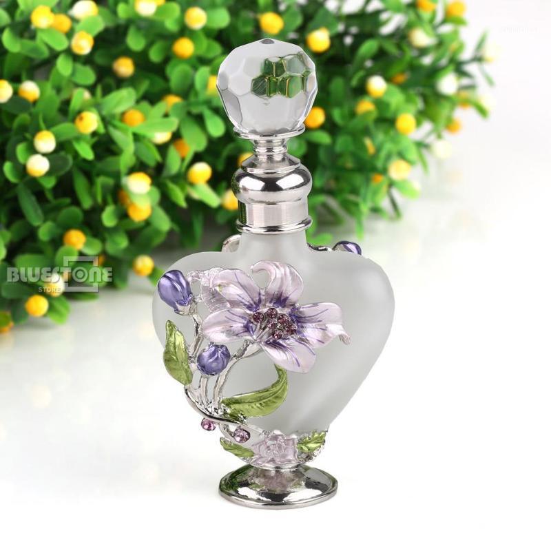 

5ml Vintage Mass of flowers Perfume Bottle Empty Refillable Antique Bottles Crafts1