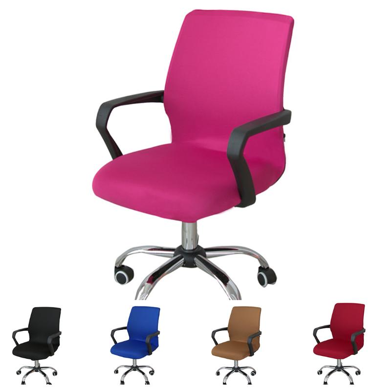 

L/M/S Stretch Polyester Spandex Removable Chair Covers for Computer Chair Office Wedding Rotating Lift