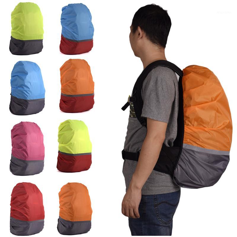

New 10L-70L Portable Reflective Light Waterproof Dustproof Backpack Rain Cover Ultralight Shoulder Protect Outdoor Hiking Bag1