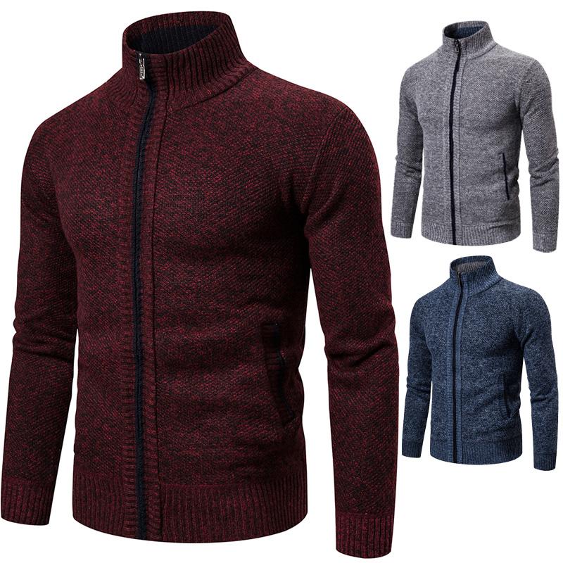 

Men Sweater Men Cardigan Sweater Knit Coat Long Sleeve Sweaters turtleneck Knitted Coats Knitted Pullover Knit Jumper
