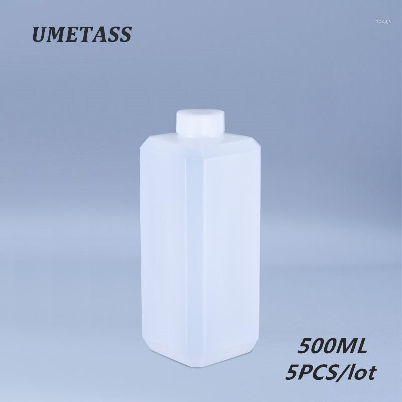 

UMETASS 500ML empty plastic Refillable bottle cosmetic packaging container for Essential oil Lotion Shampoo 5PCS/lot1