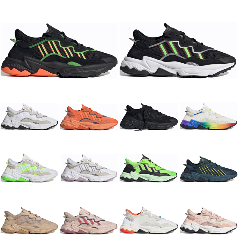 

Classic Fashion Ozweego Xeno For Men Women Casual Shoes King Push Pride Reflective Neon Green Era Pack Trainer Sports Sneakers Chaussures, Black
