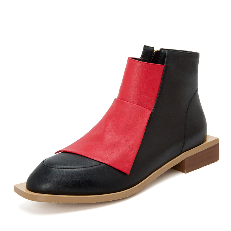

2021 New Spring Plus Size 22-26.5cm Long 2-color Stitch Boots Antumn and Winter Women's Shoes GE1M, Orange.