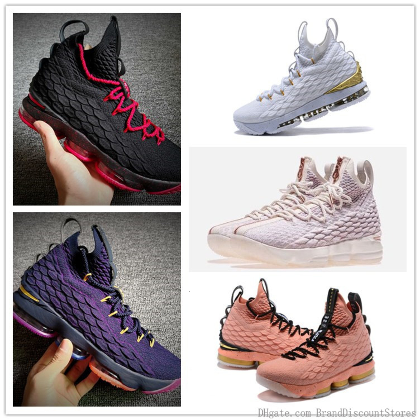

2020 New Top Quality 15 Shoes Mens 15 Gold/championship Mvp Finals Training Sneakers Sports Shoes White Size 40-46, Shippingfees