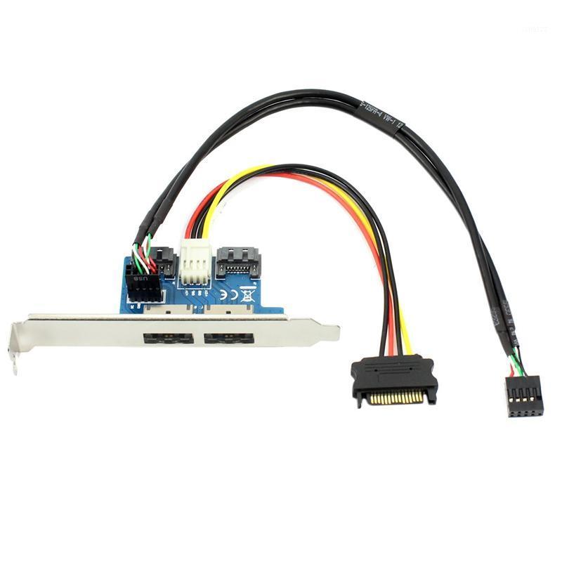 

Dual Port Sata To 5V 12V Power Over Esata USB Port Adapter Convert Expansion Converter Card Connect To 2.5 Inch 3.5 Inch Hard Di1