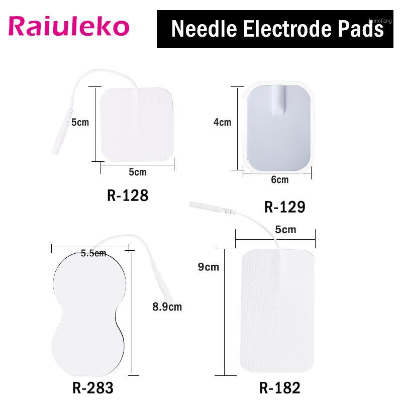 

10pcs Electrode Pads With Cable For Tens Acupuncture Therapy Machine EMS Muscle Stimulator Massager Patch Fat Burning 2mm Plug1