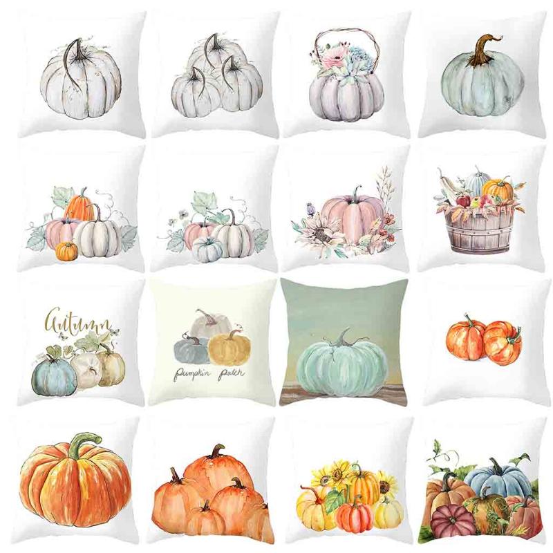 

Creative Autumn Pumpkin Pillow Cover Waist Cushion Cover Sofa Home Decor Personalized Office Sofa Decorative Cushion Pillow Case