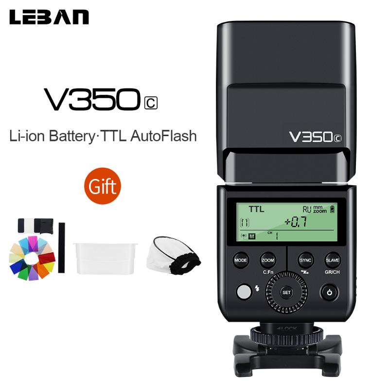 

Godox V350C for CameraL HSS 1/8000s 2.4G Built-in Receiver with Built-in 2000mAh Li-ion Battery Camera Speedlite Flash