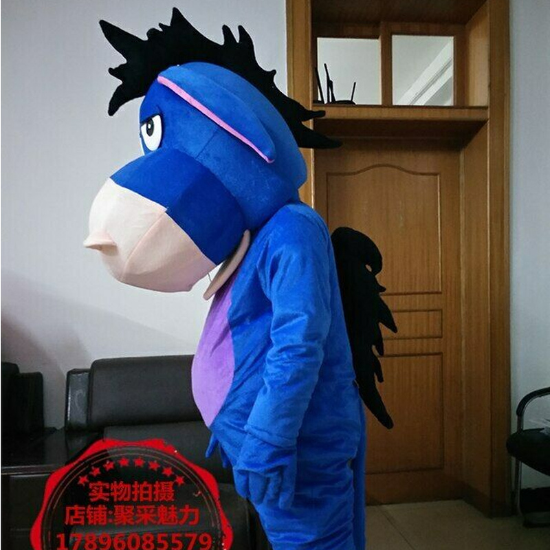 Mascot Costumes Donkey Mascot Costume Suits Party Game Dress Outfits Clothing Advertising Carnival Halloween Xmas Easter Festival Adults-image-748722912