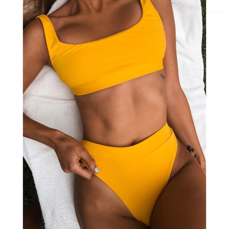 

Slim Fit Bikinis With Push Up Swimwear High Waisted Large Swimsuit Swimming Bathing Suit Beach Swim Wear Brazilian Thong Bikini1, A20255e