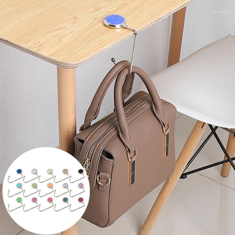 

Schoolbag Hook Table Side Handbag Hanging Hook Sticker Classroom Home Multi-purpose Punch-free Hanging Bag Buckle Organizer New1