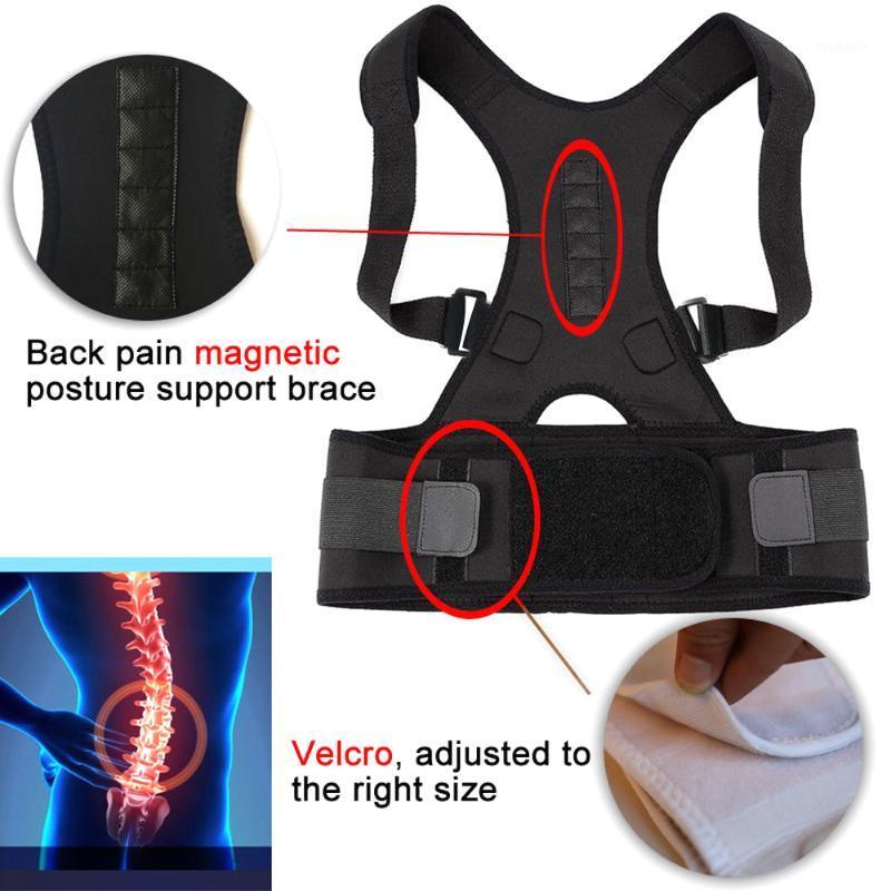 

Posture Corrector Support Magnetic Back Shoulder Brace Belt for Unisex Adults Students THJ991, As pic