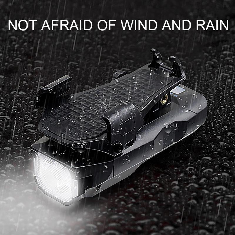 

LED Bicycle Light Set Adjustable Phone Holder Bike Headlight Lamp USB Rechargeable Horn Waterproof MTB Cycling Camping Lamp