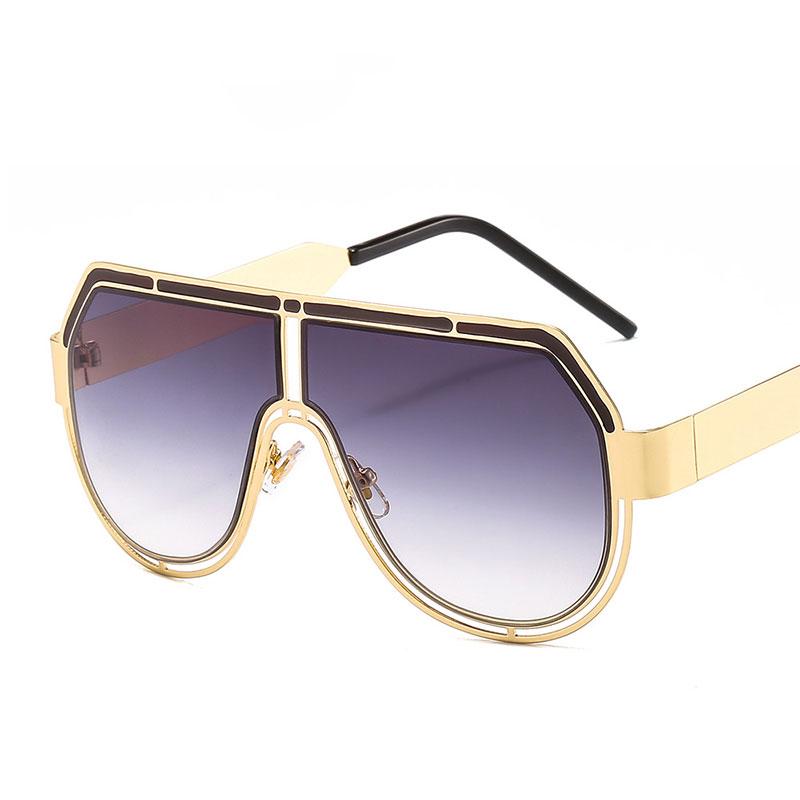 

Veshion Oversized Hollow Luxury Sunglasses Men Women Fashion UV400 Glasses