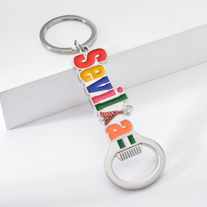 

Vicney Colorful Sevilia Opener Keychain High Quality Zinc Alloy Letter Key Chain For Men Women Spain Souvenir keyring For Friend1