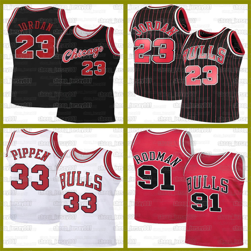 

2021 New Chicago 23 Michael Jersey Scottie 33 Pippen Dennis 91 Rodman Jerseys Retro Bull Basketball Jersey Sports Best Sellers, Retro jersey (gongniu)