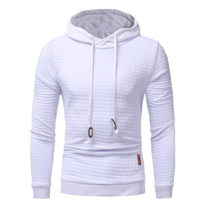

2019 New Fashion Solid Color Hooded Sweatshirt Male Hoodie Plaid Hoodies Men Long Sleeve Casual Sportswear1, Black