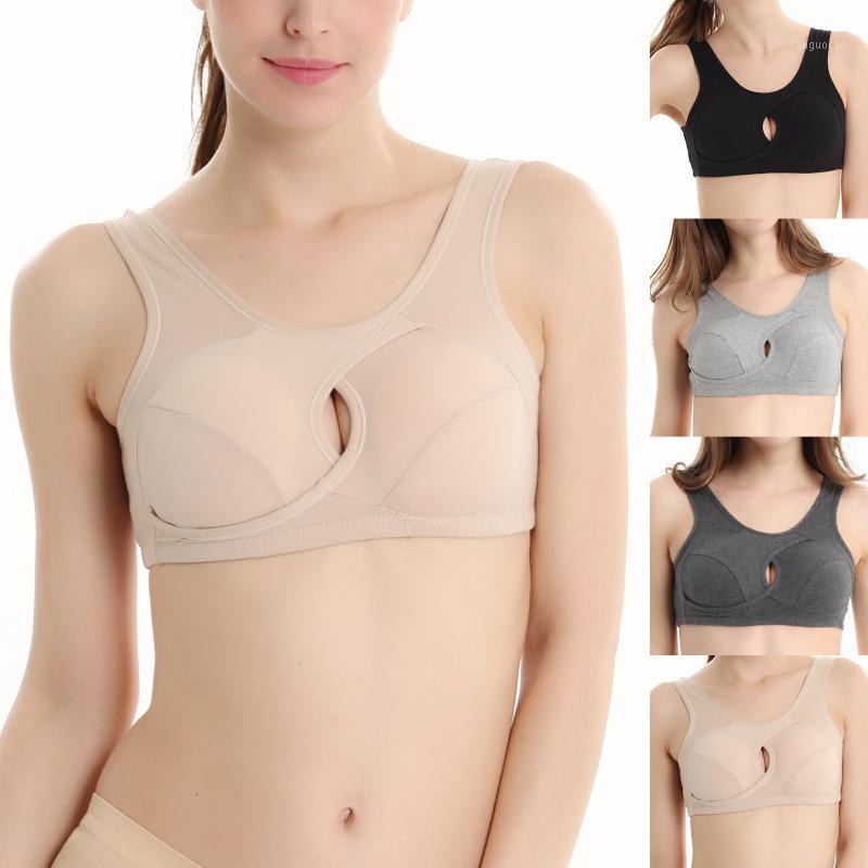 

Seamless Women Sports Bra Solid Padded Yoga Fitness Push Up Crop Tops Without Steel Rings Ladies Vest Lingerie Shockproof1, As shown