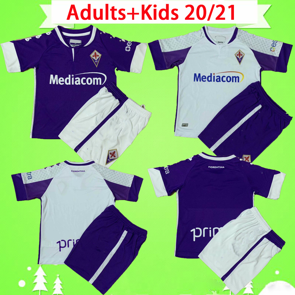 

Adult + Kids Kit 2020 2021 Fiorentina Soccer jersey child Firenze 20 21 football Shirt florence suit PRINCE SOTTIL PULGAR boys set mens
