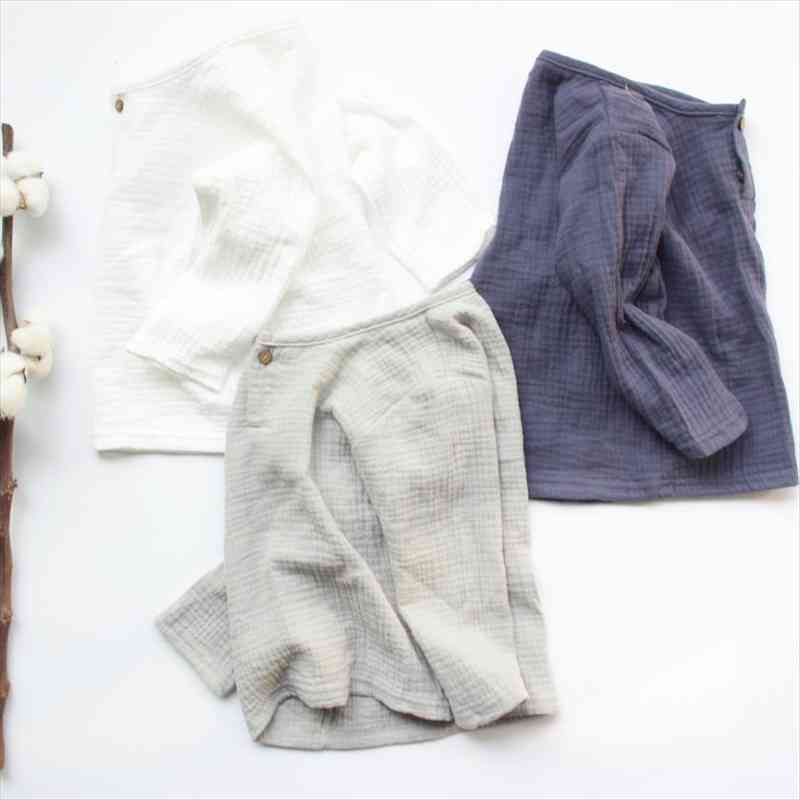 

girls tshirts kids cotton clothes children t-shirts for baby boys t shirts solid long sleeve summer linen, Blue