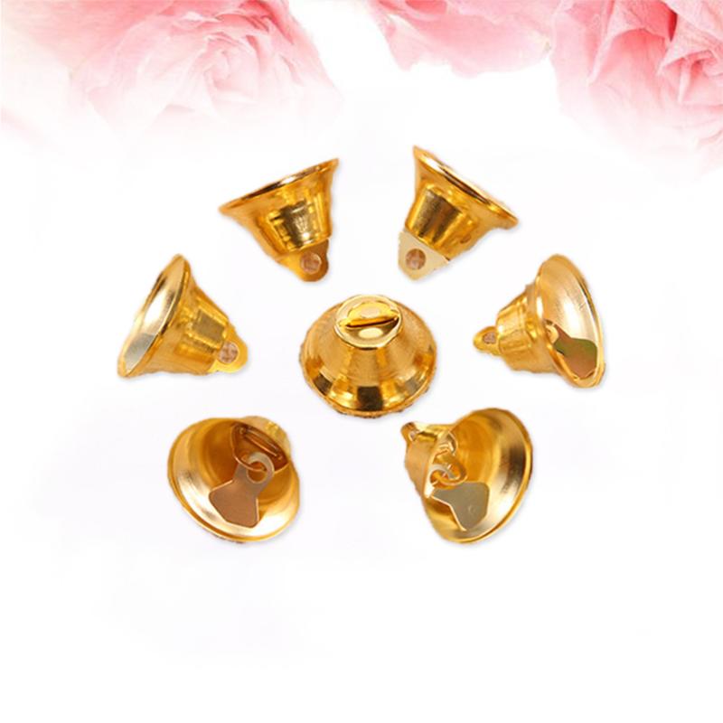 

10 pcs 2.1cm Jingle Bells Cute Pendants Jewelry Ornaments Xmas Decor Small Bell for Party DIY Crafts Christmas Tree