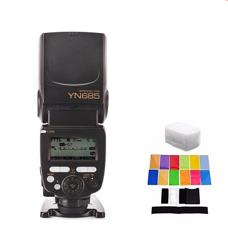 

YONGNUO YN685 YN-685 Speedlite Flash Wireless HSSL Built-in Receiver Worked with YN622C YN622II-C YN622C-TX For + gift