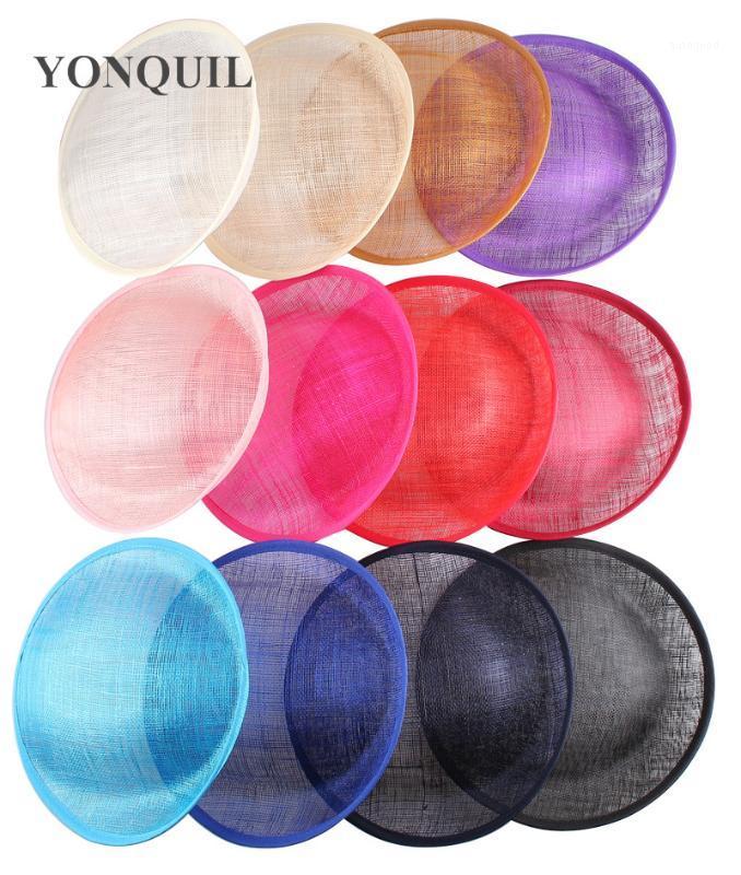 

Stingy Brim Hats 12 Colors 10"/25CM Fascinator Base Wedding Royal Ascot Party DIY Hair Accessories Craft 12pcs/lot1, Black