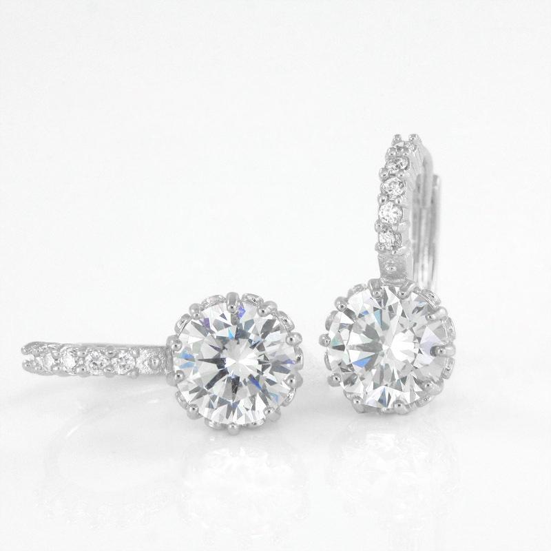 

Hoop & Huggie 10mm Large Crystals Earrings Women Korean Jewelry Gold Brincos Bijoux Cristal Orecchini Kolczyki Oorbellen Vrouwen E08151