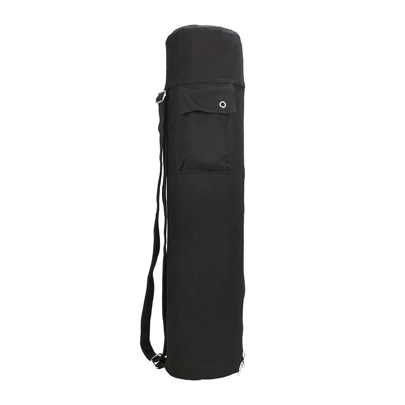 

Yoga Mat Bags Sport Fitness Pilates Yoga Mat Bag Backpack Zippered Bag, Black
