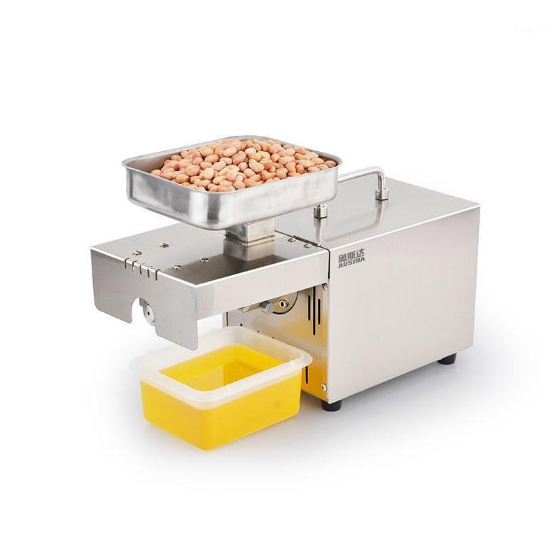 

mini home electric screw oil press Walnut seeds Sesame seed peanut sunflower extractor olive linseed 220v oil machine hydraulic1