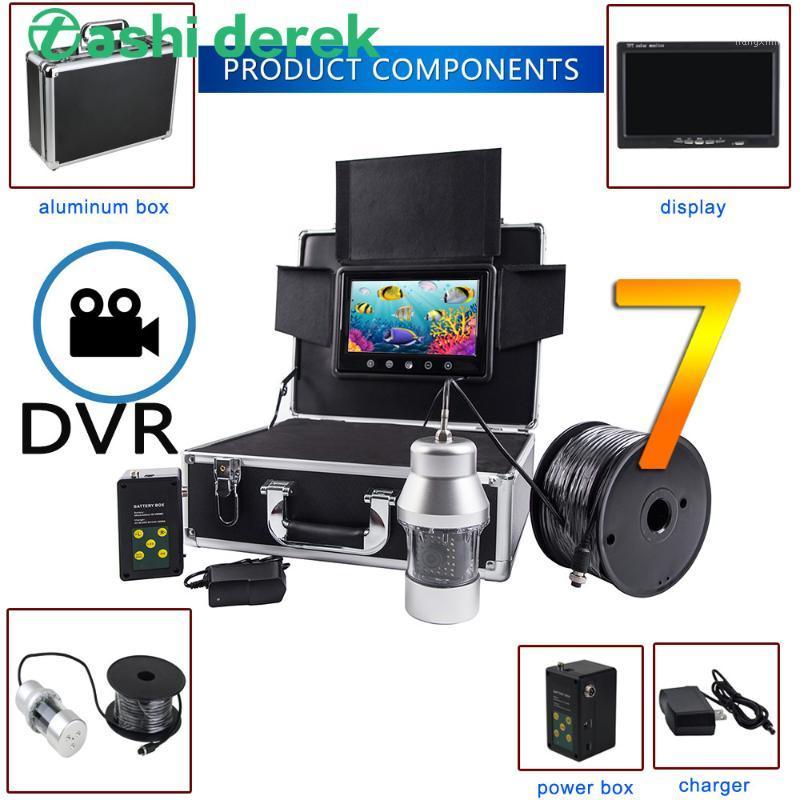 

F08 1000TVL HD Underwater Fish Finder System Support Recording Video Function 360 Panning Camera with 36pcs Night-vision Lights1