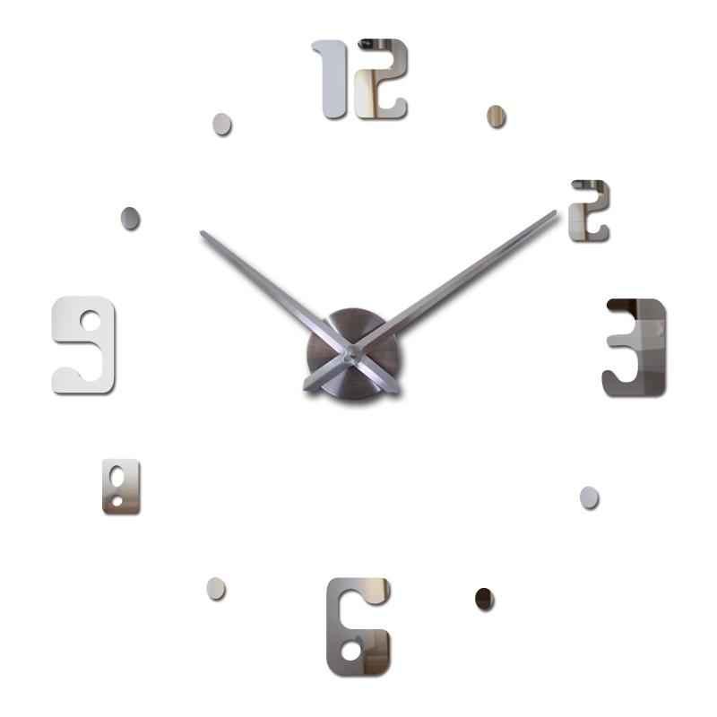 

2020 Hot Wall Clock Modern Design Clocks Quartz Watch modern Acrylic Mirror Diy Sticker 3D Stickers Living Room
