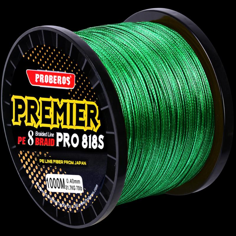 

8 Stands PE Braided Fishing Line 8 Weaves 40LB-300LB Fishing Tackle Strong Line Green/Grey/Yellow/Blue/Red 300M&500M&1000M&2000M